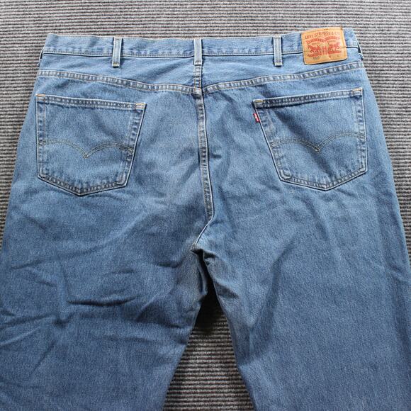Levi's 550 Jeans Men's 48x29 Light Wash Relaxed Fit - Picture 5 of 9